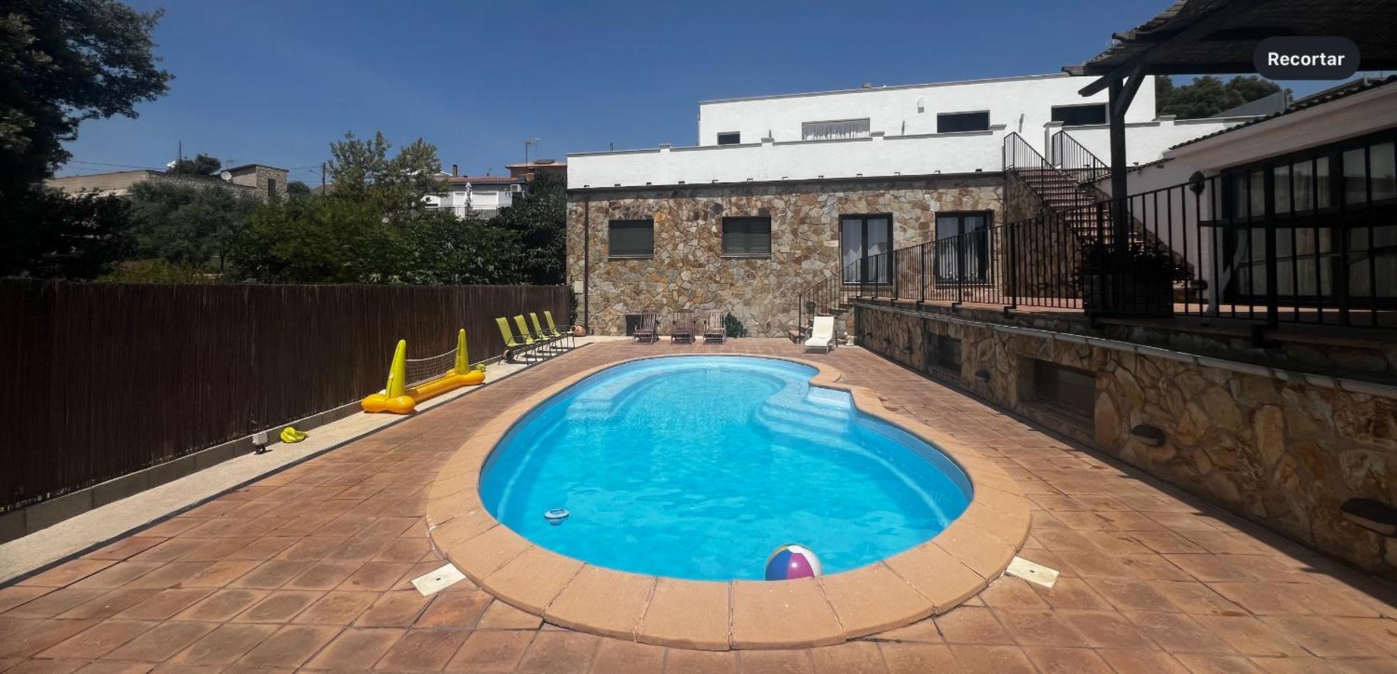 Villa Oasis Entre Vinedos Cerca De Barcelona Con A A Y Piscina Climatizada Caserio de Ca'n Rosell Exterior foto